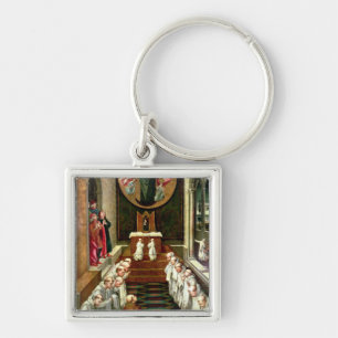 Apparition of the Virgin to a Community Key Ring