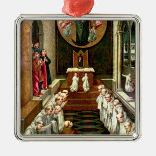 Apparition of the Virgin to a Community Metal Tree Decoration