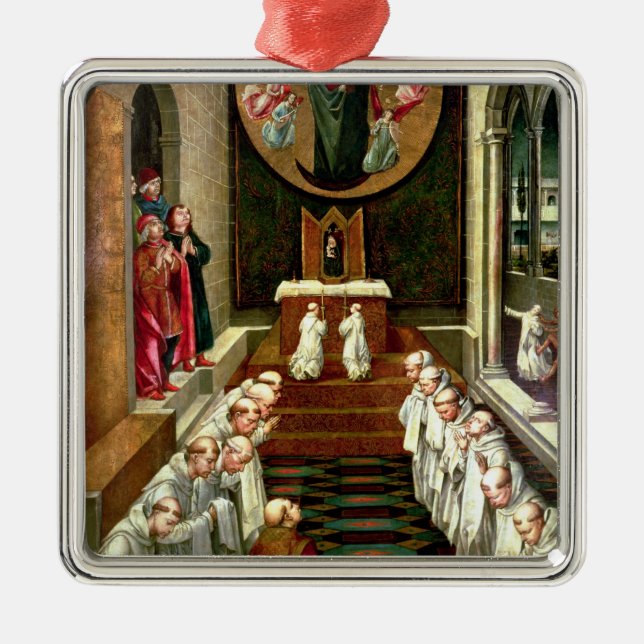 Apparition of the Virgin to a Community Metal Tree Decoration (Front)