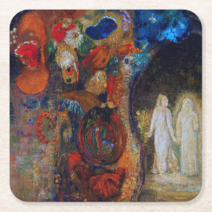 Apparition, Redon Square Paper Coaster