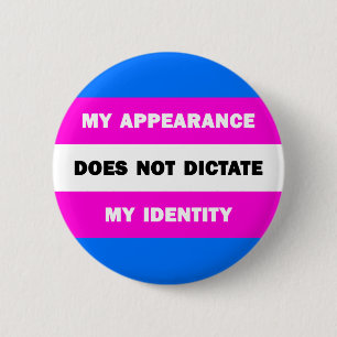 Appearance =/= identity. 6 cm round badge