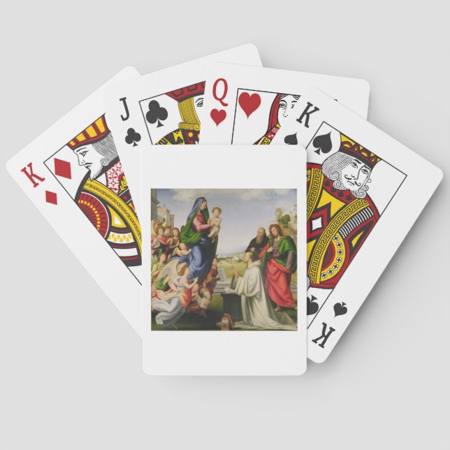 Appearance of the Virgin to St. Bernard, 1504-07 ( Playing Cards (Back)