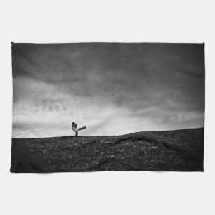 appendages on hill tea towel