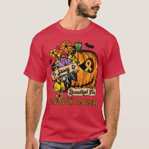 Appendix Awareness retro halloween scary pumpkin h T-Shirt