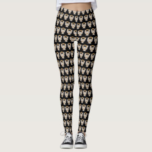 Appendix Cancer Amber Awareness Ribbon Leggings