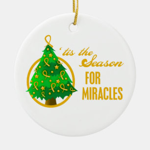 Appendix Cancer Christmas Miracles Ceramic Tree Decoration