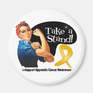 Appendix Cancer Take a Stand Magnet
