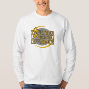 Appendix Cancer Together We Make A Difference T-Shirt