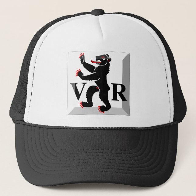 Appenzell-Ausserrhoden Flag Gem Trucker Hat (Front)