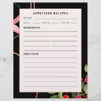 Appetizer Recipes | Black Botanical Cherries