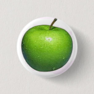 Apple 3 Cm Round Badge