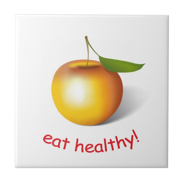 Apple 3-d tile (Front)