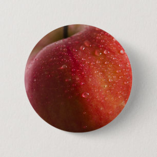 Apple 6 Cm Round Badge