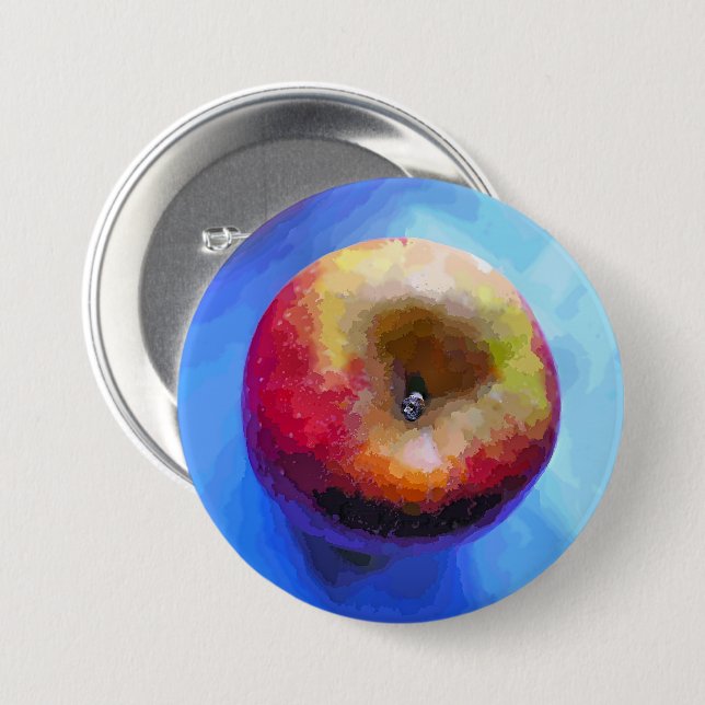 APPLE 7.5 CM ROUND BADGE (Front & Back)
