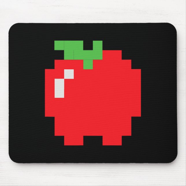 Apple 80s Video Game Halloween Group Costume  Mouse Mat (Front)