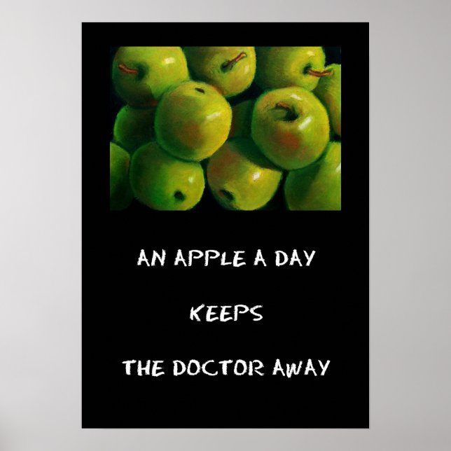 APPLE A DAY POSTER (ART) (Front)