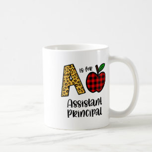 Apple A Is For Istant Principal Ck To School Coffee Mug