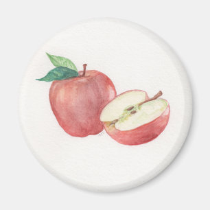 Apple and a Half Magnet