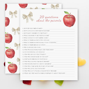 Apple and bow - 20 questions about the Parents