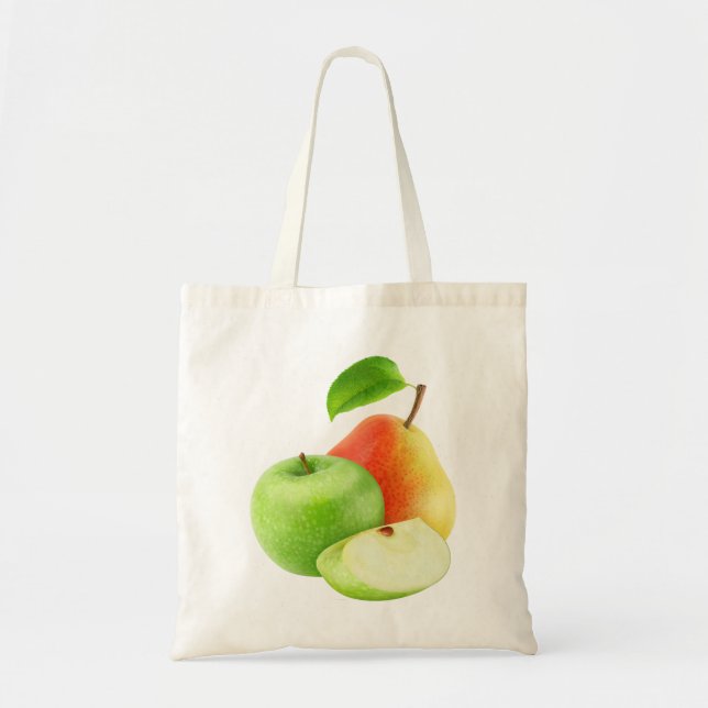 Apple and pear tote bag (Front)
