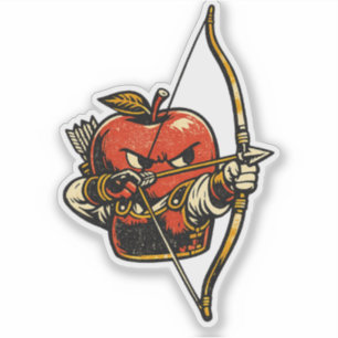Apple Archer — Funny Fruit Japanese Archer Vintage