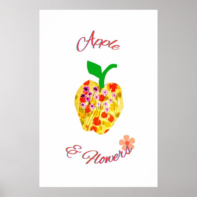 Apple art Print (Front)