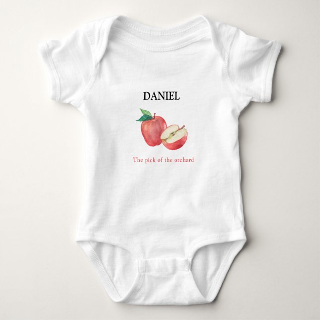 Apple Baby Bodysuit (Front)