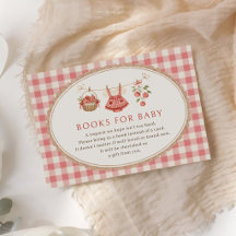 Apple Baby Clothesline Baby Shower Books for Baby