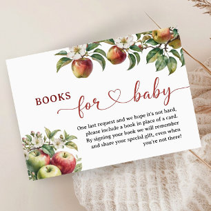 Apple Baby Shower Fall Orchard Books For Baby  Enclosure Card