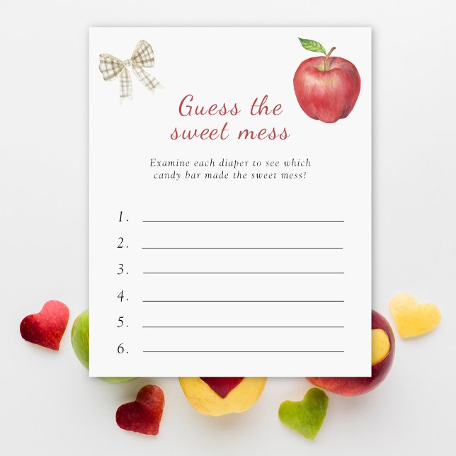 Apple baby shower - Guess the Sweet Mess  (Creator Uploaded)