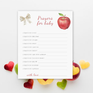 apple baby shower prayers for baby 