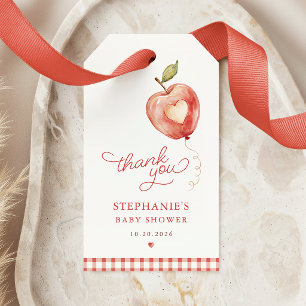 Apple Baby Shower Thank You Gift Tags 