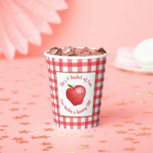 Apple Birthday Paper Cup - Bushel of Fun