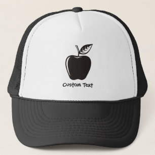Apple Black Trucker Hat