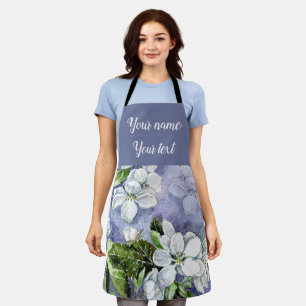 Apple blossom apron