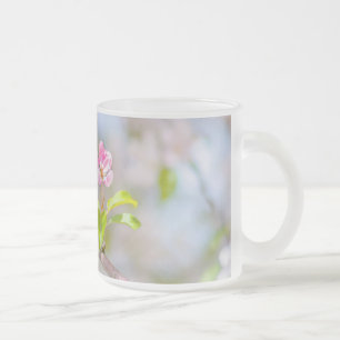 Apple blossom - Beauty Frosted Glass Coffee Mug