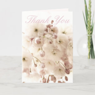 Apple Blossom Cloud Thank You Card