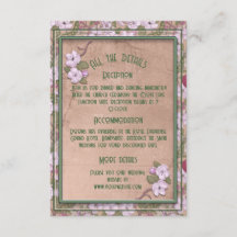 Apple blossom - Enclosure card