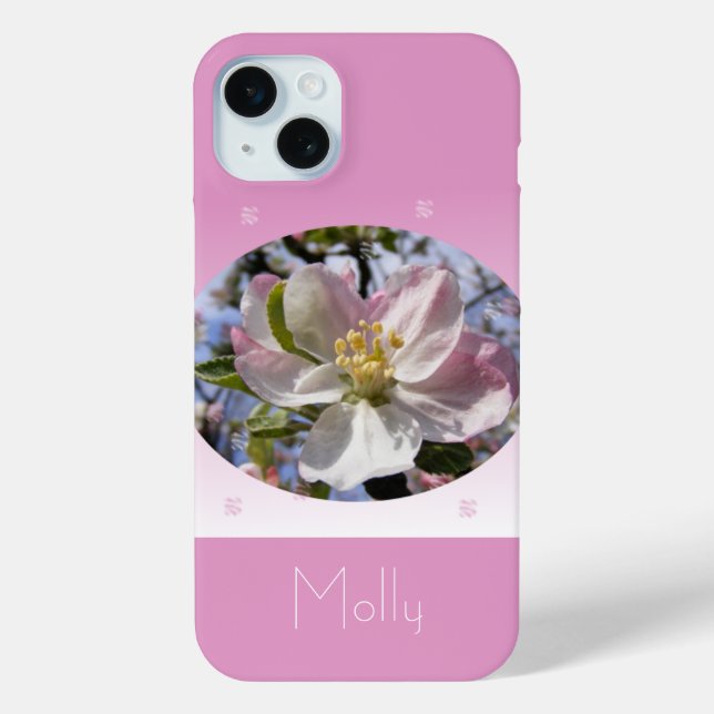 Apple Blossom Flower Case-Mate iPhone Case (Back)