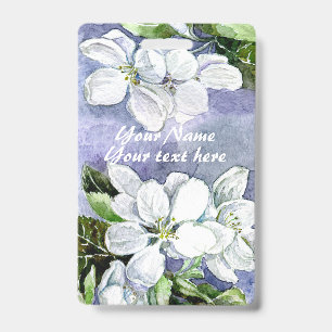 Apple blossom ID badge