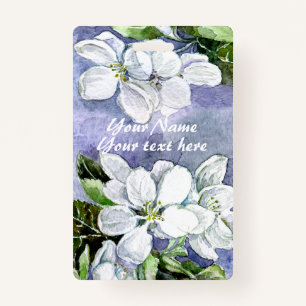 Apple blossom ID badge