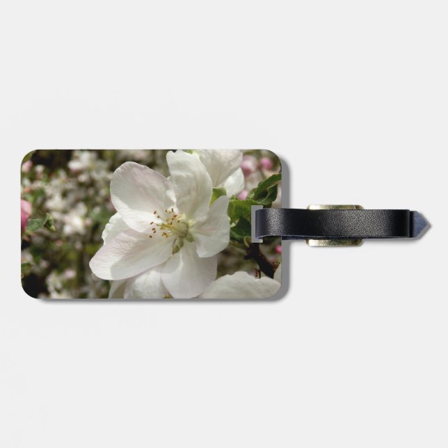 Apple Blossom Luggage Tag (Back Horizontal)