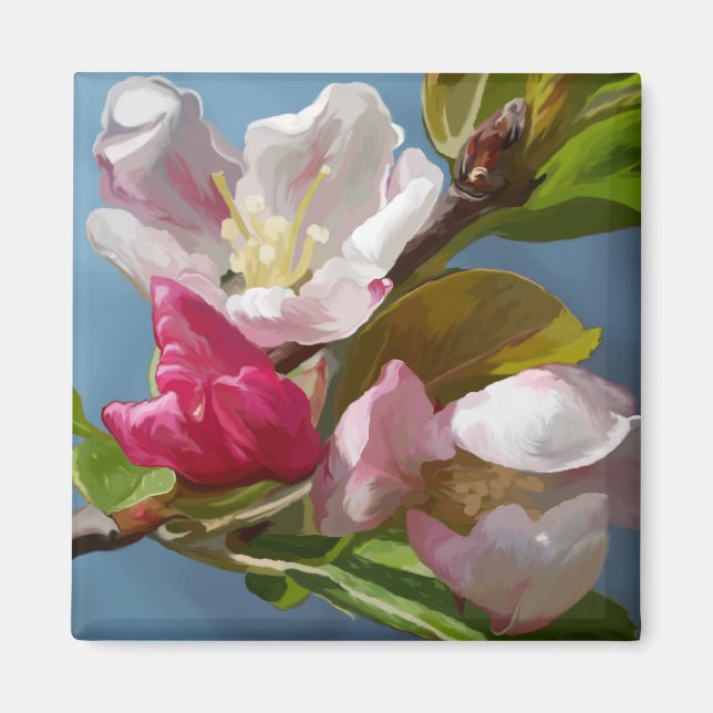 Apple Blossom Magnet (Front)
