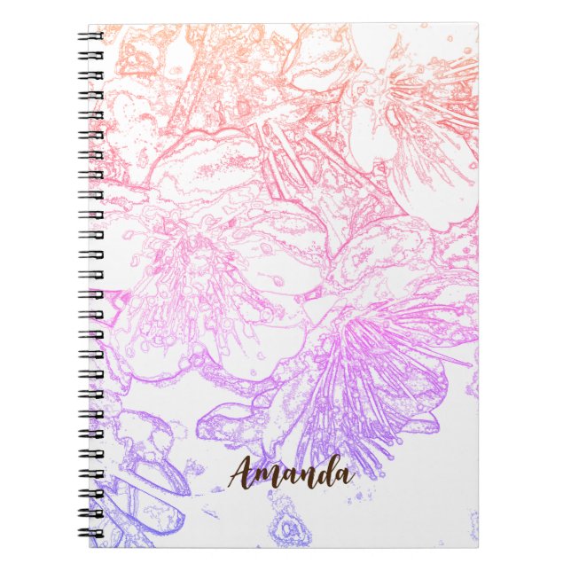 Apple blossom notebook (Front)