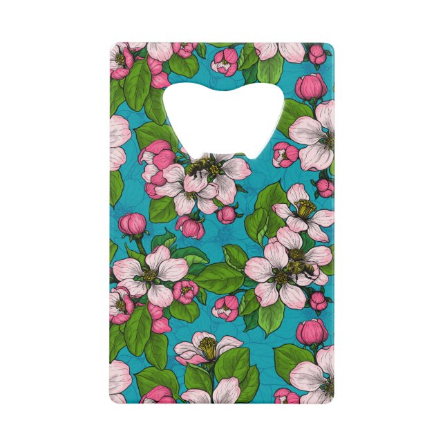 Apple blossom on turquoise (Front)