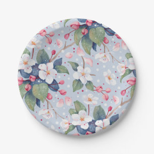 Apple Blossom (Oyster Bay) Paper Plate