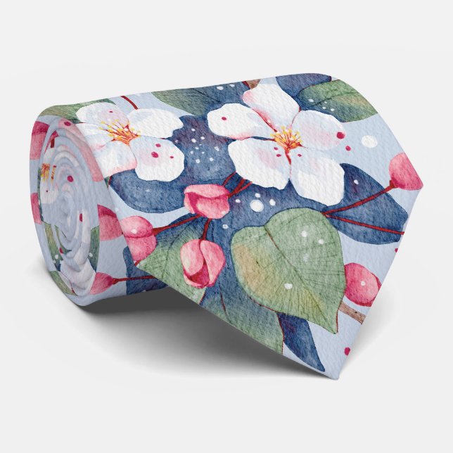 Apple Blossom (Oyster Bay) Tie (Rolled)