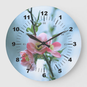 Apple Blossom #P0365 Large Clock