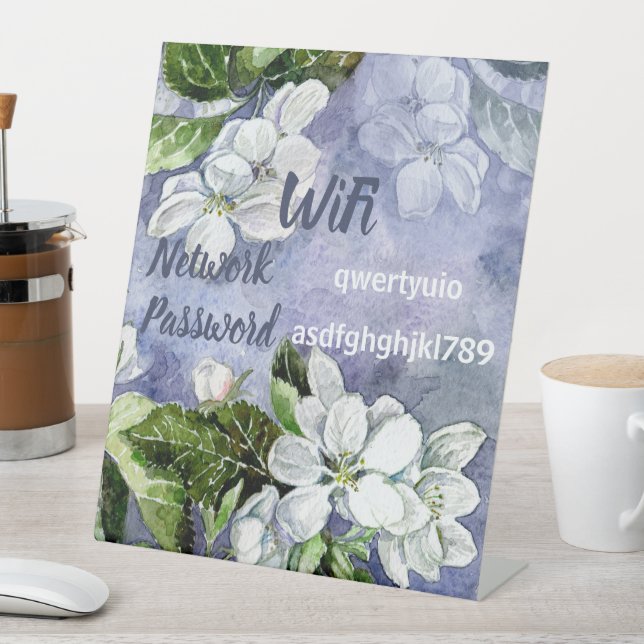 Apple blossom  pedestal sign (In SItu)