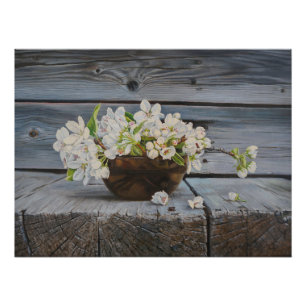 Apple Blossom Still Life – Original Fine Art Print